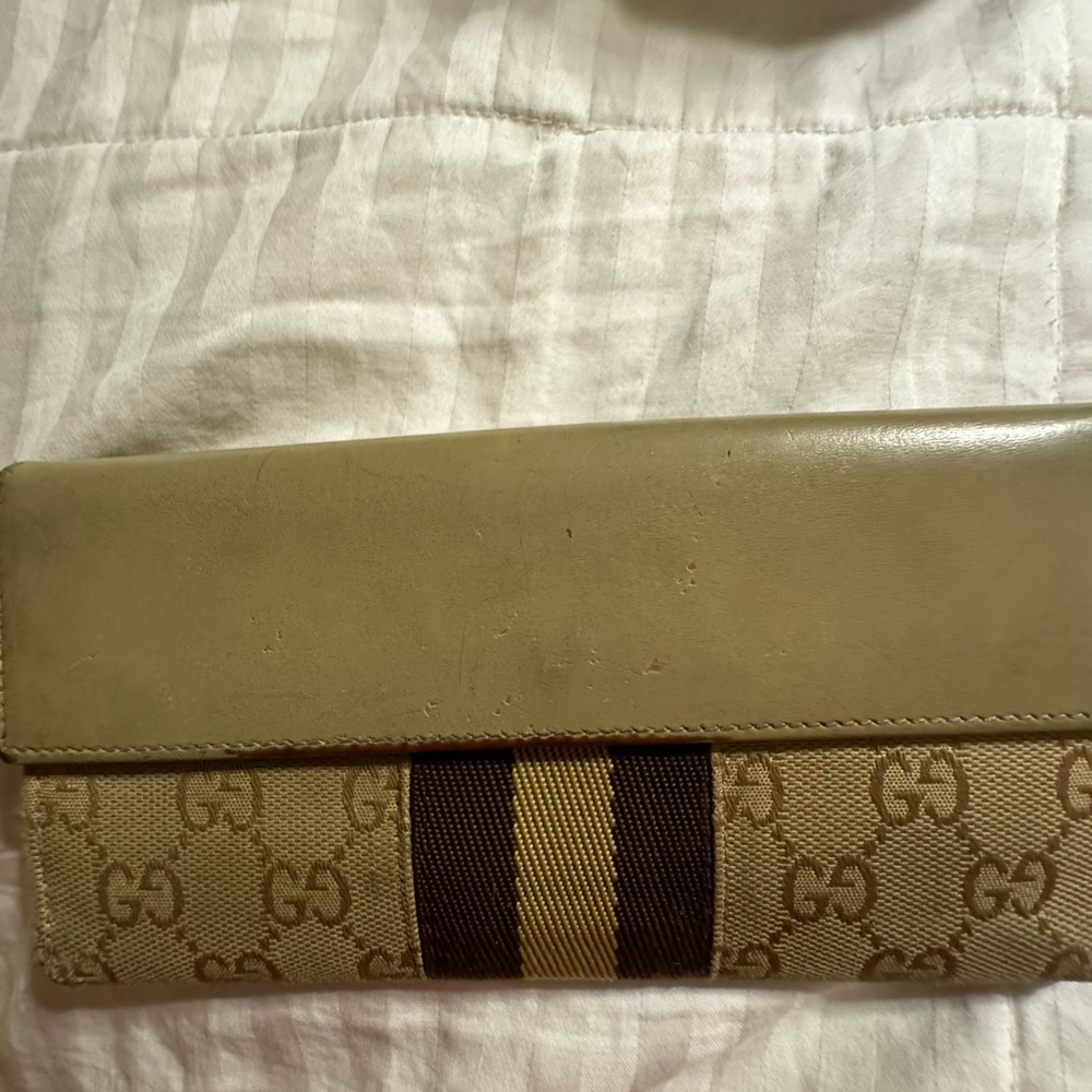 Gucci Jackie Beige Long Wallet Pre Loved See Pictures - Picture 4 of 16